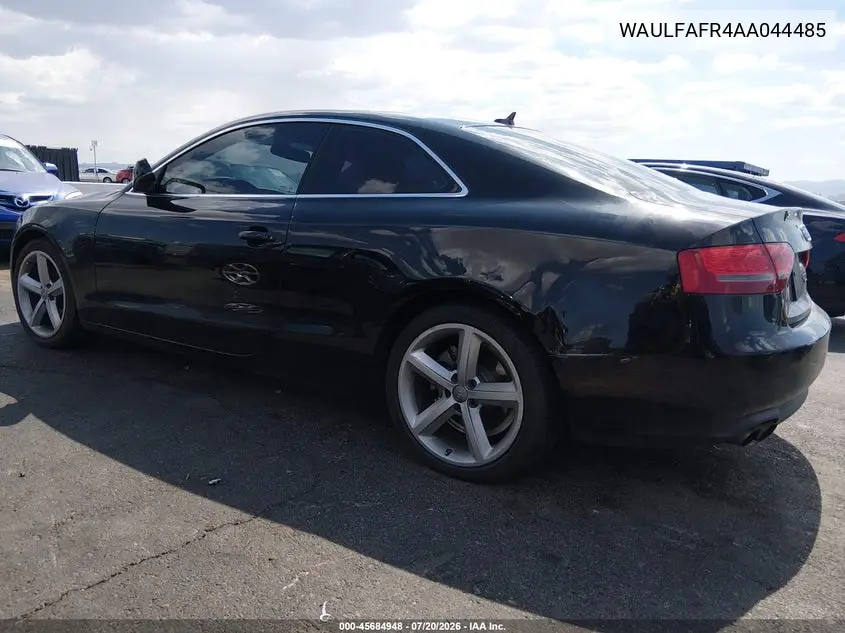 2010 Audi A5 2.0T Premium VIN: WAULFAFR4AA044485 Lot: 45684948