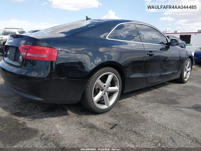 2010 Audi A5 2.0T Premium VIN: WAULFAFR4AA044485 Lot: 45684948