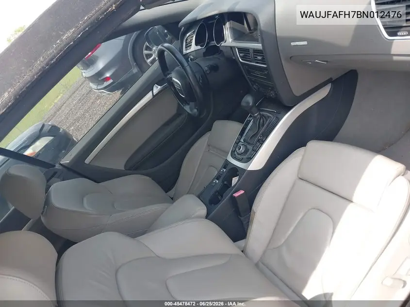 2011 Audi A5 2.0T Premium VIN: WAUJFAFH7BN012476 Lot: 45478472
