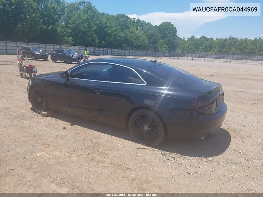 2012 Audi A5 2.0T Premium VIN: WAUCFAFR0CA044969 Lot: 45535964