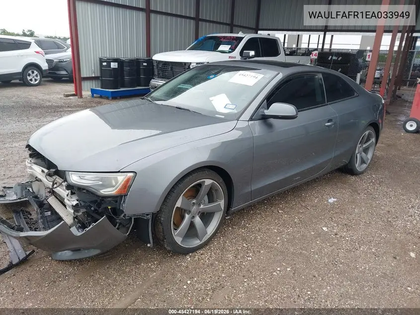 2014 Audi A5 2.0T Premium VIN: WAULFAFR1EA033949 Lot: 45427194