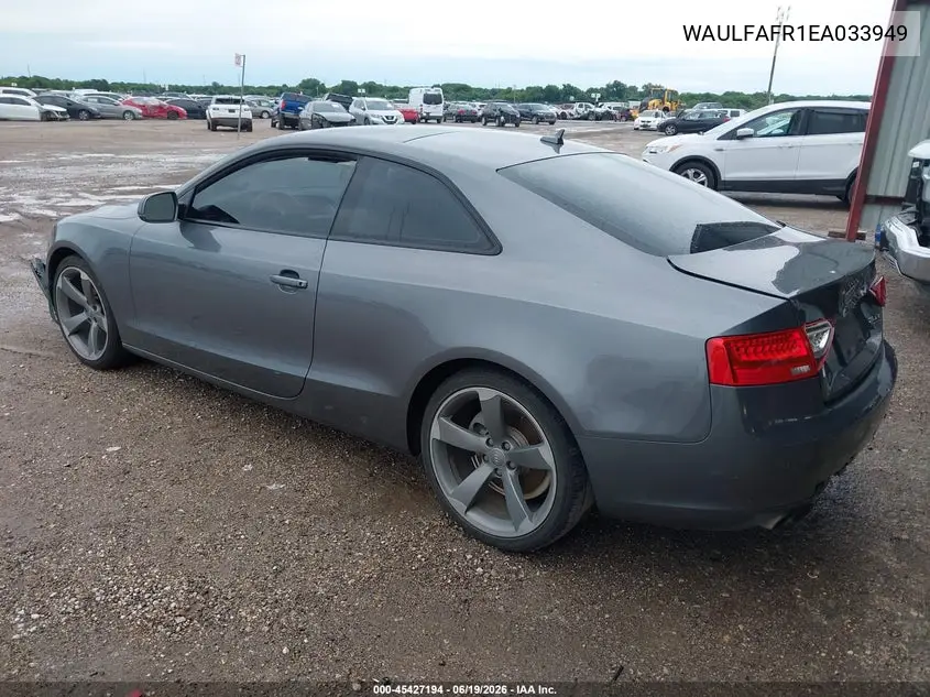 2014 Audi A5 2.0T Premium VIN: WAULFAFR1EA033949 Lot: 45427194