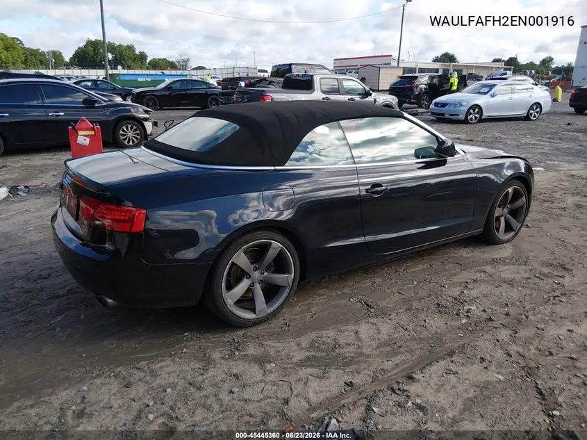 2014 Audi A5 2.0T Premium VIN: WAULFAFH2EN001916 Lot: 45445360