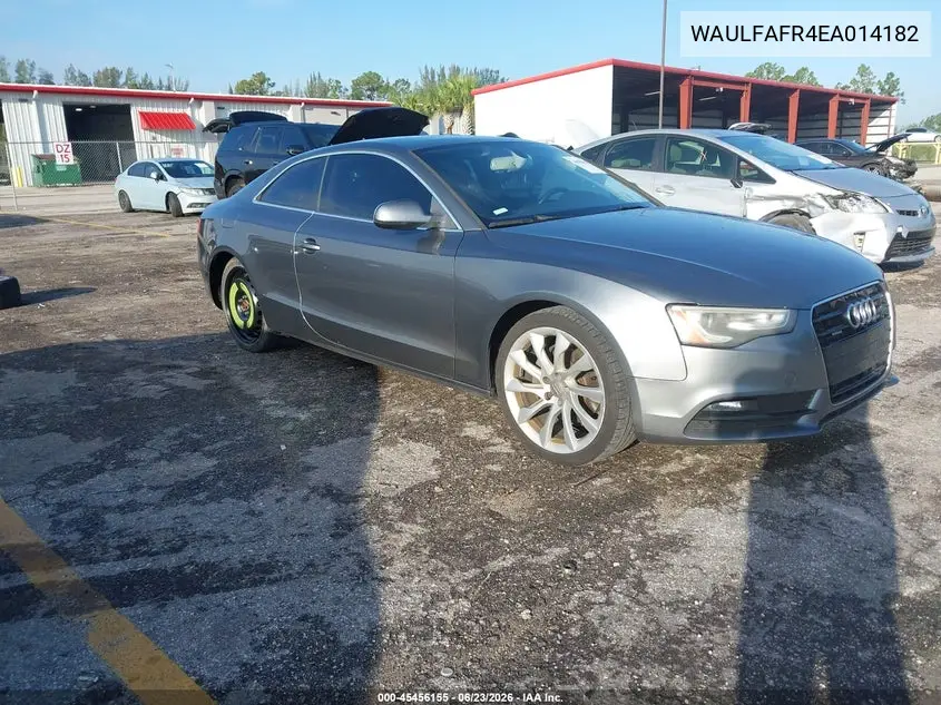2014 Audi A5 2.0T Premium VIN: WAULFAFR4EA014182 Lot: 45456155