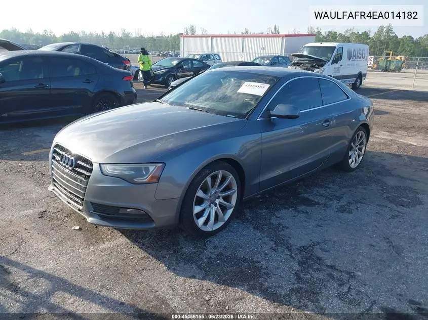 2014 Audi A5 2.0T Premium VIN: WAULFAFR4EA014182 Lot: 45456155