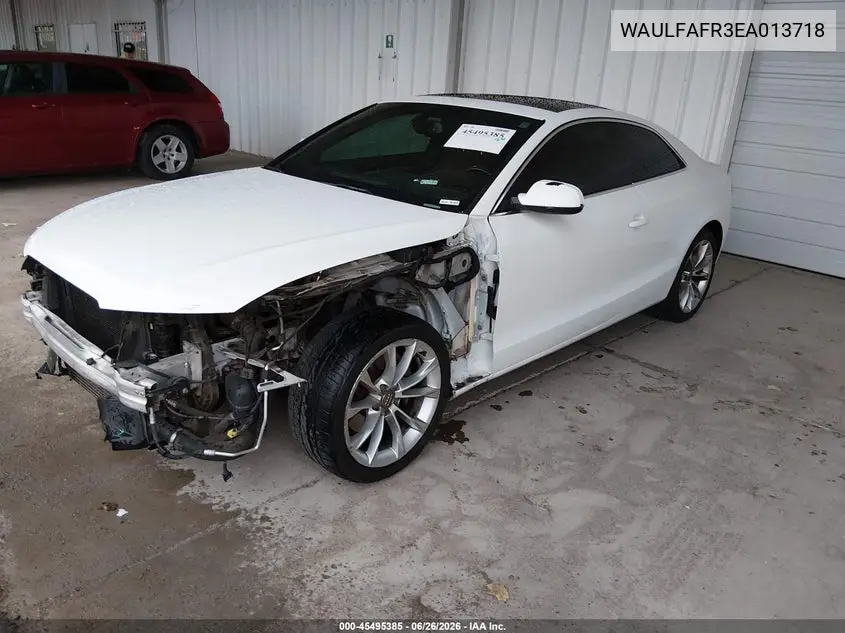 2014 Audi A5 2.0T Premium VIN: WAULFAFR3EA013718 Lot: 45495385