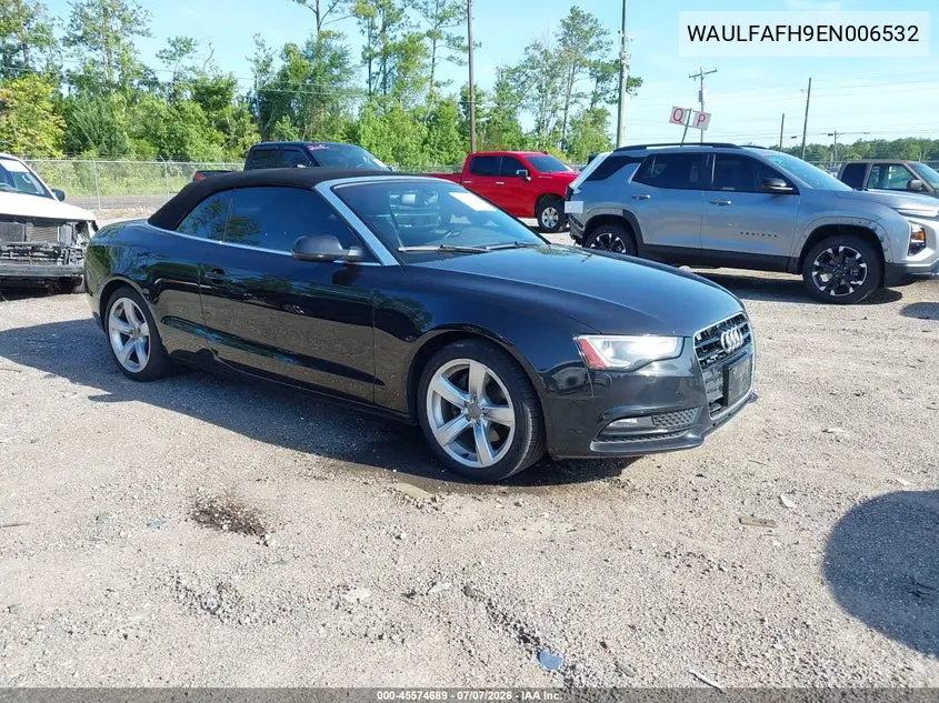 2014 Audi A5 2.0T Premium VIN: WAULFAFH9EN006532 Lot: 45574689