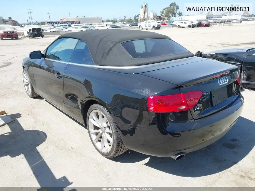 2014 Audi A5 2.0T Premium VIN: WAUAFAFH9EN006831 Lot: 45632196