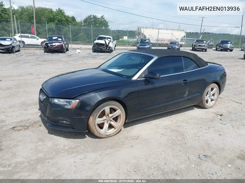 2014 Audi A5 2.0T Premium VIN: WAULFAFH2EN013936 Lot: 45679435