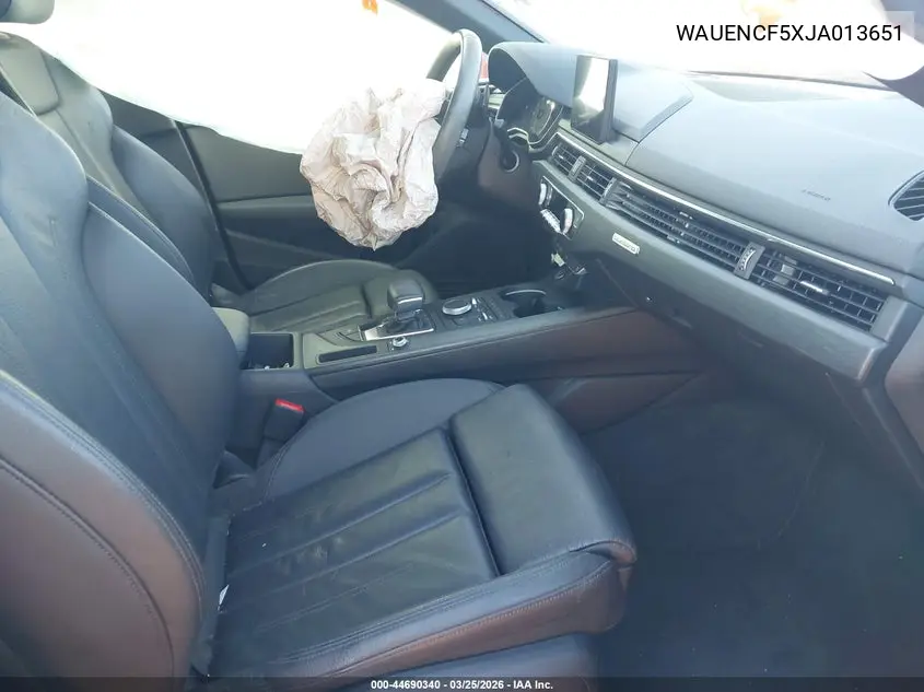 2018 Audi A5 2.0T Premium VIN: WAUENCF5XJA013651 Lot: 44690340