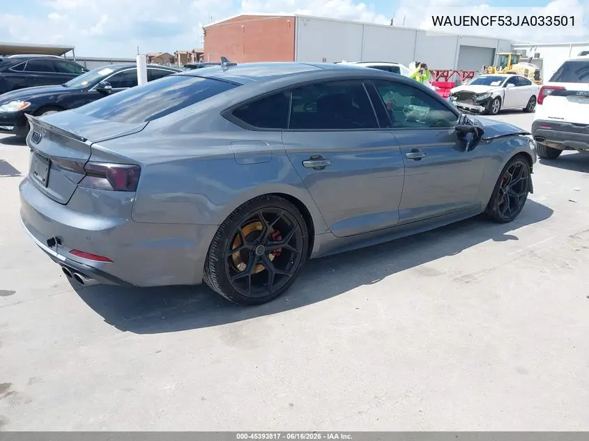 2018 Audi A5 2.0T Premium VIN: WAUENCF53JA033501 Lot: 45393817