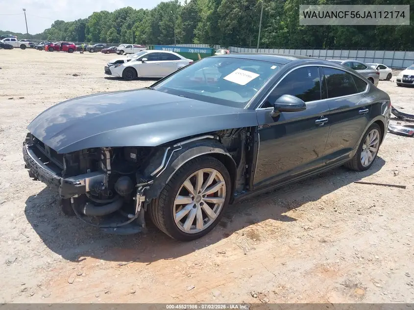2018 Audi A5 2.0T Premium VIN: WAUANCF56JA112174 Lot: 45521986