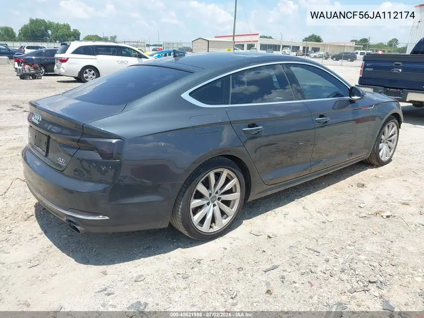 2018 Audi A5 2.0T Premium VIN: WAUANCF56JA112174 Lot: 45521986