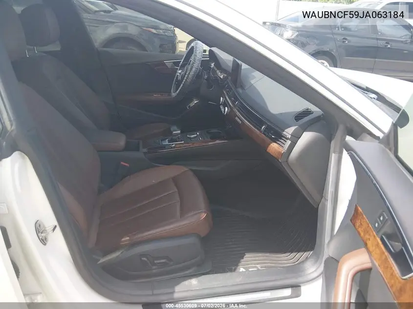 2018 Audi A5 2.0T Premium VIN: WAUBNCF59JA063184 Lot: 45530609