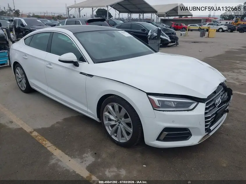 2018 Audi A5 2.0T Premium VIN: WAUBNCF59JA132665 Lot: 45541292