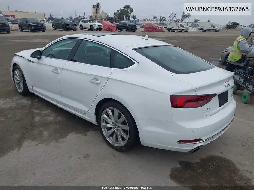 2018 Audi A5 2.0T Premium VIN: WAUBNCF59JA132665 Lot: 45541292