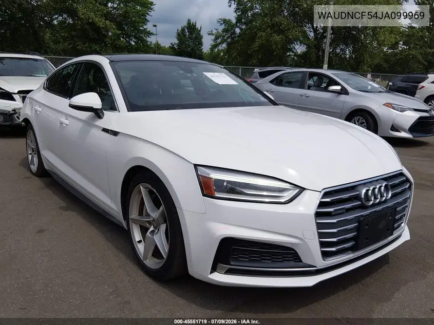 2018 Audi A5 2.0T Premium VIN: WAUDNCF54JA099969 Lot: 45551719