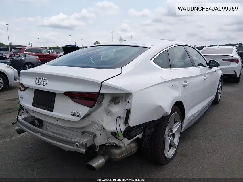 2018 Audi A5 2.0T Premium VIN: WAUDNCF54JA099969 Lot: 45551719