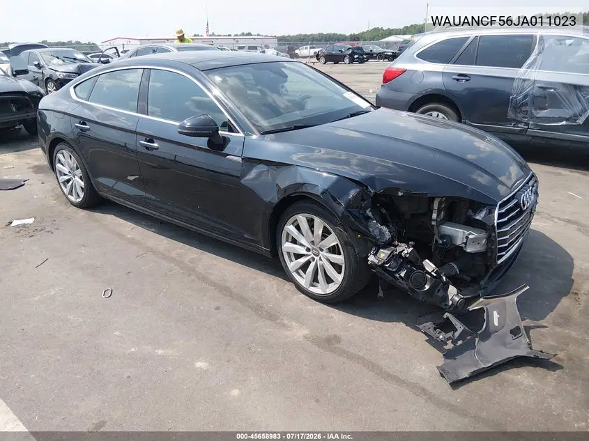 2018 Audi A5 2.0T Premium VIN: WAUANCF56JA011023 Lot: 45658983