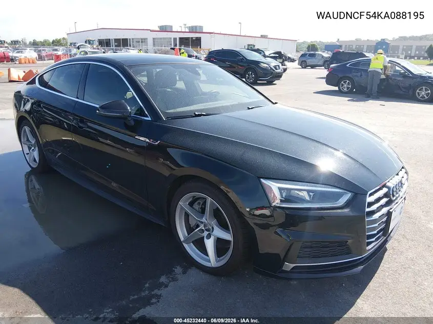 2019 Audi A5 45 Premium VIN: WAUDNCF54KA088195 Lot: 45232440
