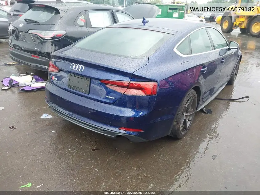 2019 Audi A5 45 Premium VIN: WAUENCF5XKA079182 Lot: 45484197