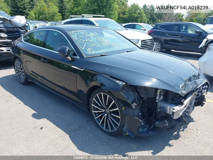 2020 Audi A5 2.0T Progressiv VIN: WAUFNCF54LA015239 Lot: 12656812