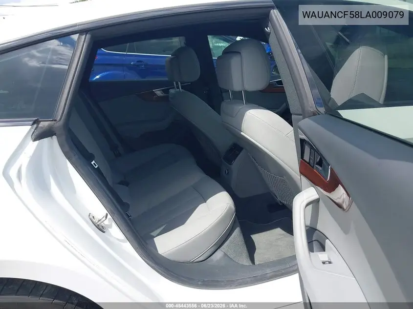 2020 Audi A5 Sportback Premium 45 Tfsi Quattro S Tronic VIN: WAUANCF58LA009079 Lot: 45443556