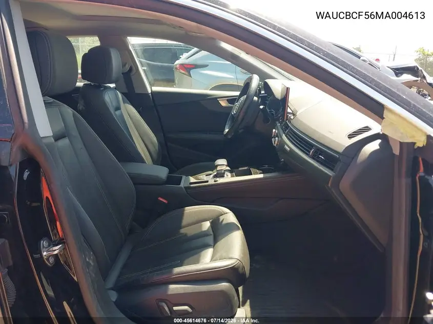 2021 Audi A5 Sportback Premium Plus 40 Tfsi Quattro S Tronic VIN: WAUCBCF56MA004613 Lot: 45614676