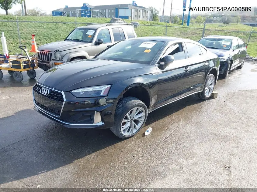 WAUBBCF54PA000589 2023 Audi A5 Sportback Prestige 40 Tfsi Quattro S Tronic