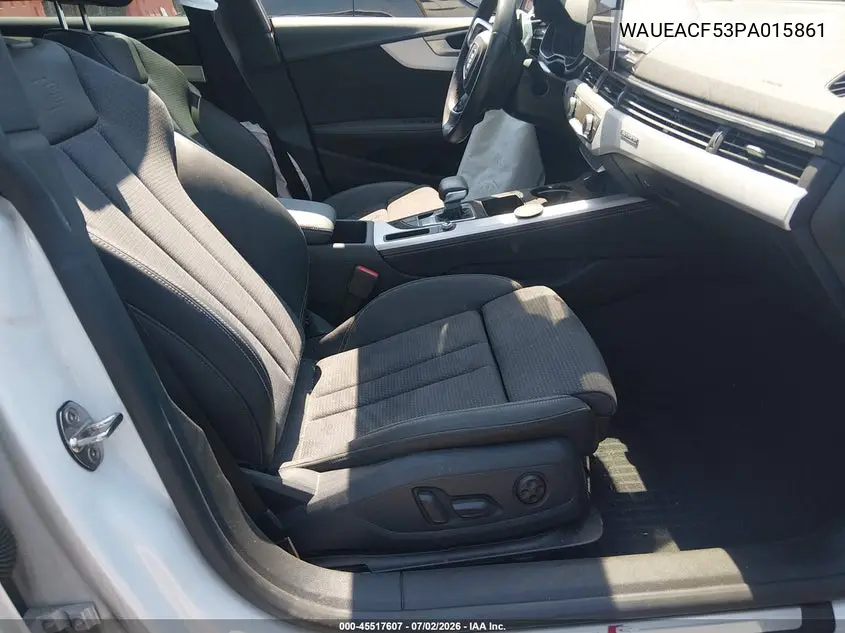 2023 Audi A5 Sportback Prestige 45 Tfsi S Line Quattro S Tronic VIN: WAUEACF53PA015861 Lot: 45517607