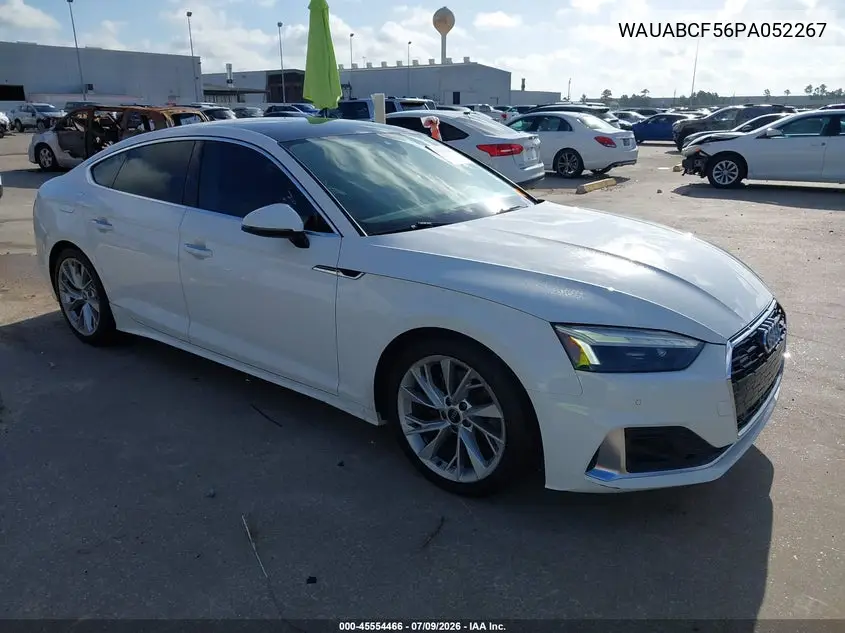 2023 Audi A5 Sportback Premium 40 Tfsi Quattro S Tronic VIN: WAUABCF56PA052267 Lot: 45554466