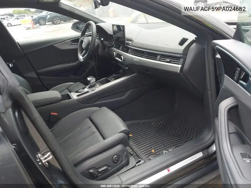 2023 Audi A5 Sportback Premium Plus 45 Tfsi S Line Quattro S Tronic VIN: WAUFACF59PA024682 Lot: 45613255