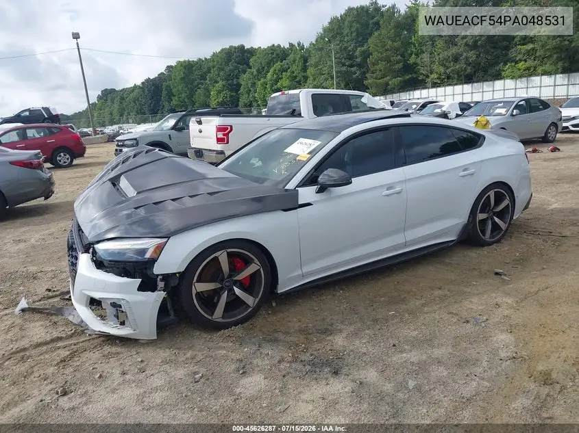 2023 Audi A5 Sportback Prestige 45 Tfsi S Line Quattro S Tronic VIN: WAUEACF54PA048531 Lot: 45626287
