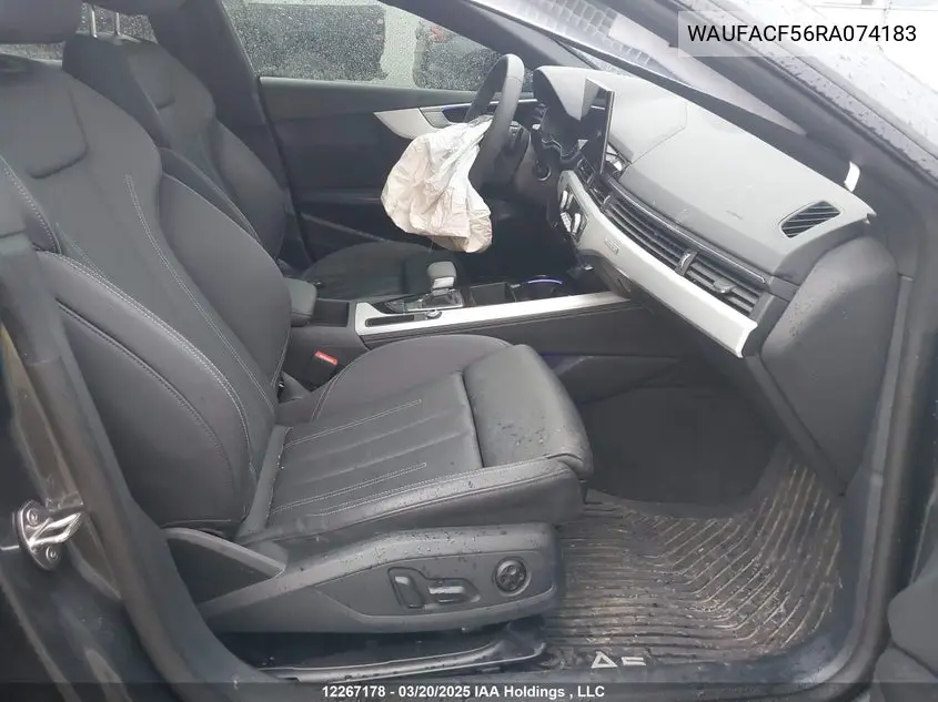 2024 Audi A5 45 Progressiv VIN: WAUFACF56RA074183 Lot: 12267178