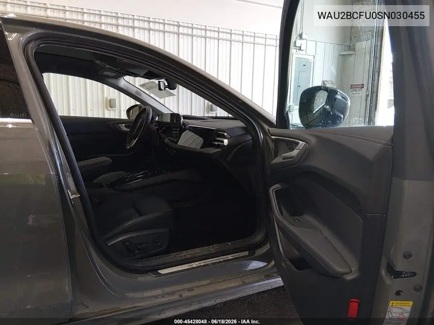 2025 Audi All-New A5 Premium Plus Tfsi Quattro S Tronic VIN: WAU2BCFU0SN030455 Lot: 45428048