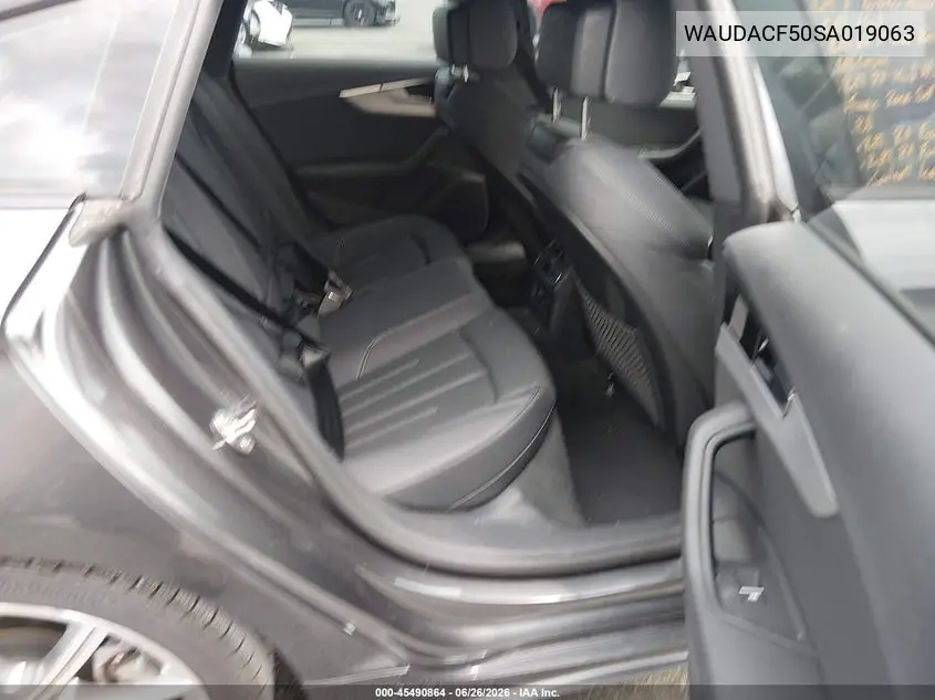 2025 Audi A5 Sportback Premium 45 Tfsi S Line Quattro S Tronic VIN: WAUDACF50SA019063 Lot: 45490864
