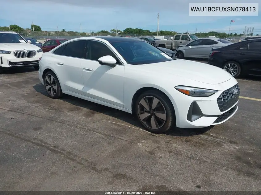 2025 Audi All-New A5 Premium Tfsi Quattro S Tronic VIN: WAU1BCFUXSN078413 Lot: 45507811