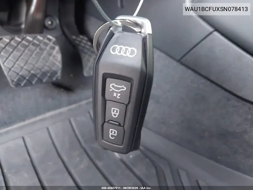 2025 Audi All-New A5 Premium Tfsi Quattro S Tronic VIN: WAU1BCFUXSN078413 Lot: 45507811