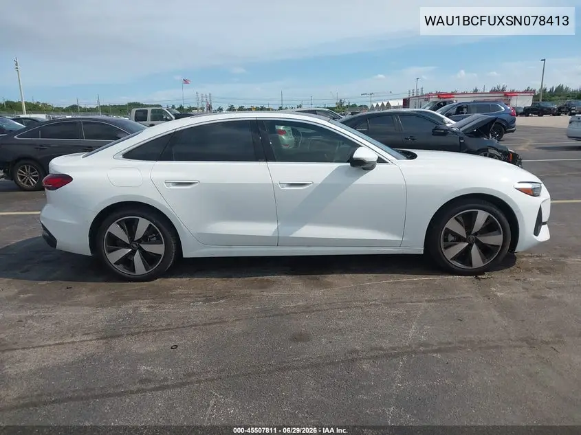 2025 Audi All-New A5 Premium Tfsi Quattro S Tronic VIN: WAU1BCFUXSN078413 Lot: 45507811