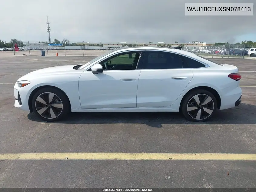 2025 Audi All-New A5 Premium Tfsi Quattro S Tronic VIN: WAU1BCFUXSN078413 Lot: 45507811