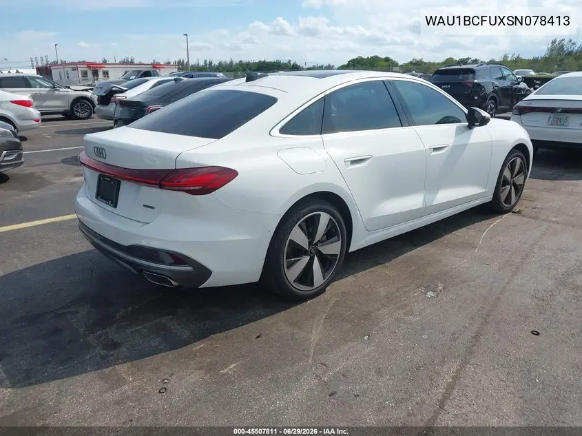 2025 Audi All-New A5 Premium Tfsi Quattro S Tronic VIN: WAU1BCFUXSN078413 Lot: 45507811