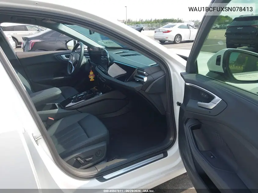 2025 Audi All-New A5 Premium Tfsi Quattro S Tronic VIN: WAU1BCFUXSN078413 Lot: 45507811