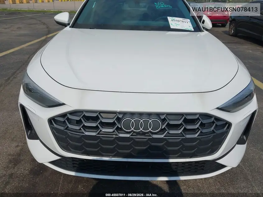 2025 Audi All-New A5 Premium Tfsi Quattro S Tronic VIN: WAU1BCFUXSN078413 Lot: 45507811