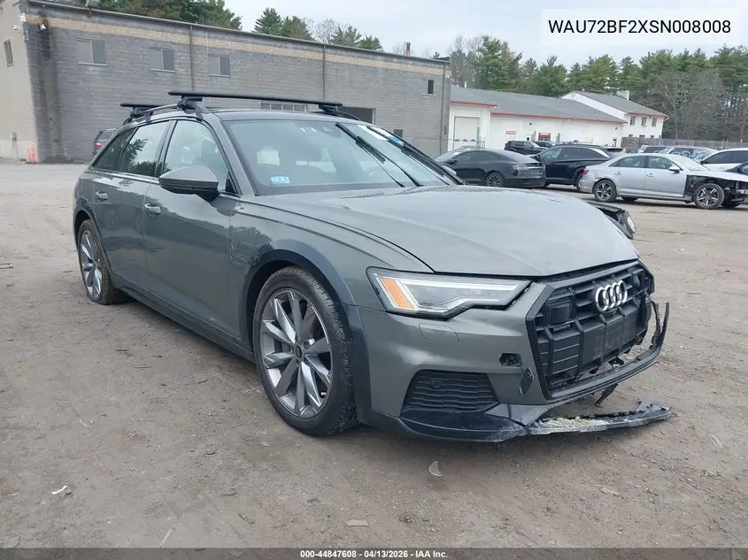 2025 Audi A6 Allroad Premium Plus 55 Tfsi Quattro S Tronic VIN: WAU72BF2XSN008008 Lot: 44847608