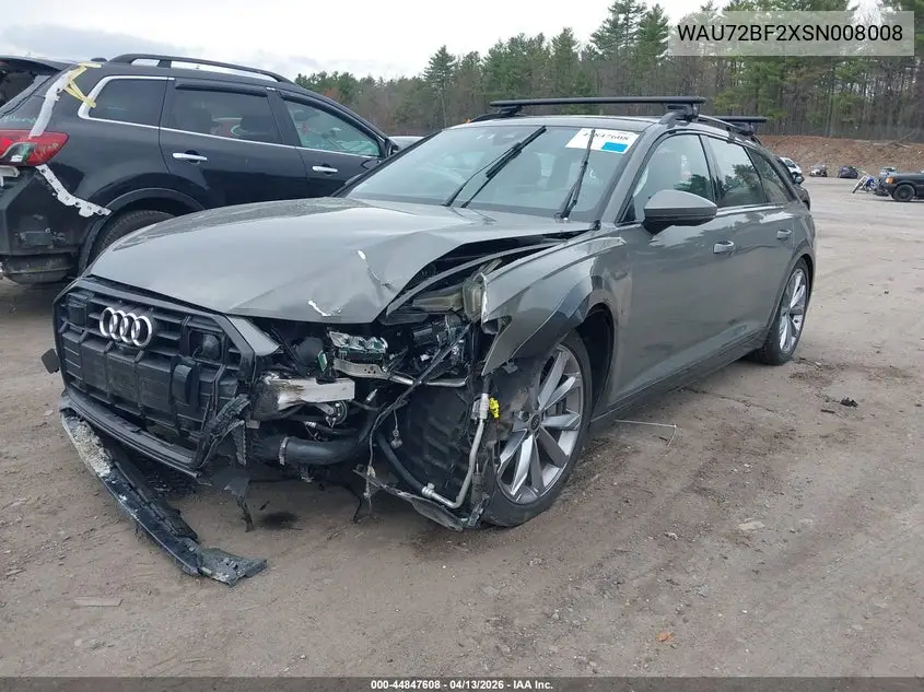 2025 Audi A6 Allroad Premium Plus 55 Tfsi Quattro S Tronic VIN: WAU72BF2XSN008008 Lot: 44847608