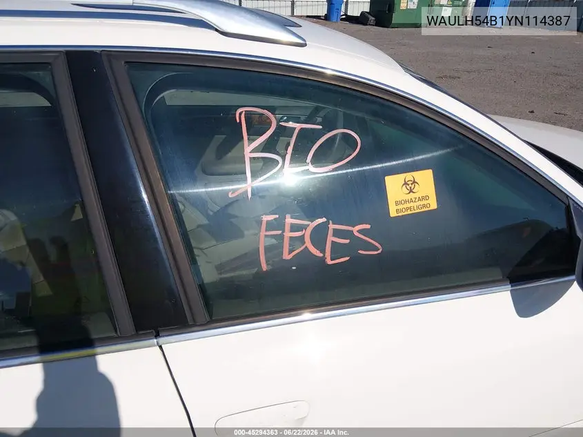 2000 Audi A6 Avant VIN: WAULH54B1YN114387 Lot: 45294363
