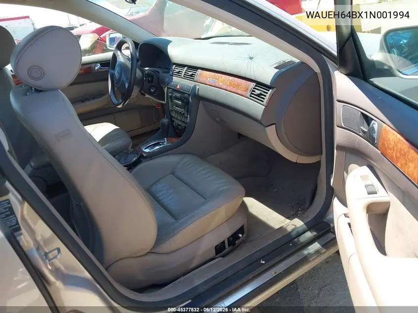 2001 Audi A6 VIN: WAUEH64BX1N001994 Lot: 45377832