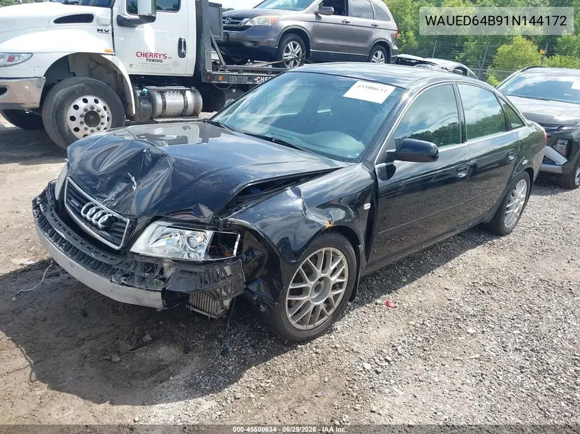 2001 Audi A6 2.7T VIN: WAUED64B91N144172 Lot: 45500634