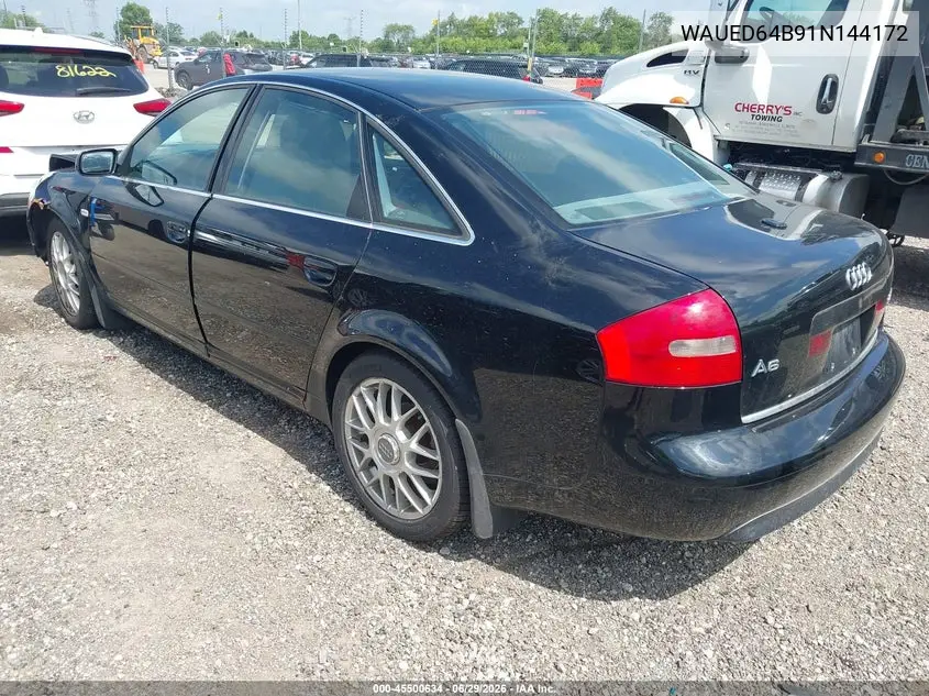 2001 Audi A6 2.7T VIN: WAUED64B91N144172 Lot: 45500634