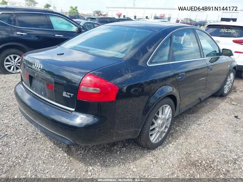 2001 Audi A6 2.7T VIN: WAUED64B91N144172 Lot: 45500634